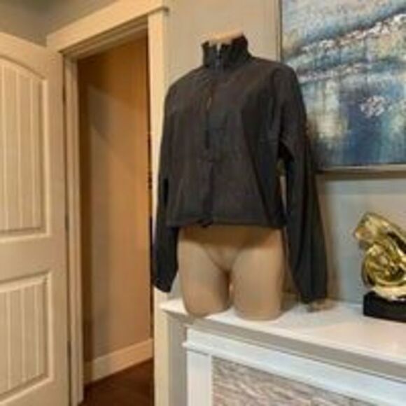 Calvin Klein Jacket Grey Neon Pink - Picture 2 of 12